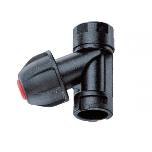 Diaphragm check valve with threaded connection. Spray quick change system